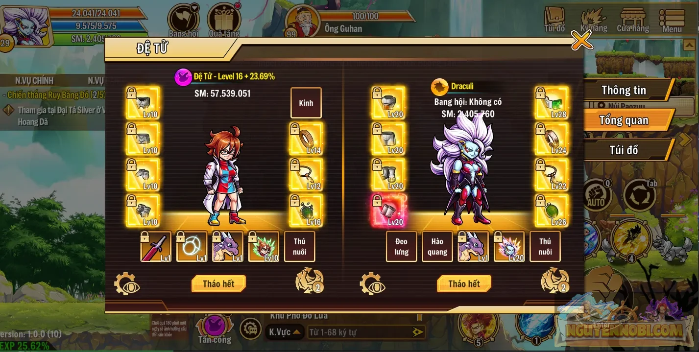 acc ngon sơ sinh 2x có đệ tử